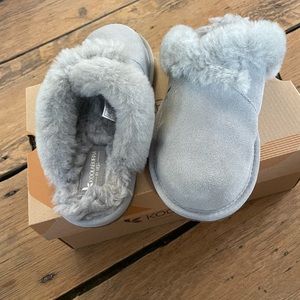 UGG Koolaburra gray slippers - women’s size 6- brand new